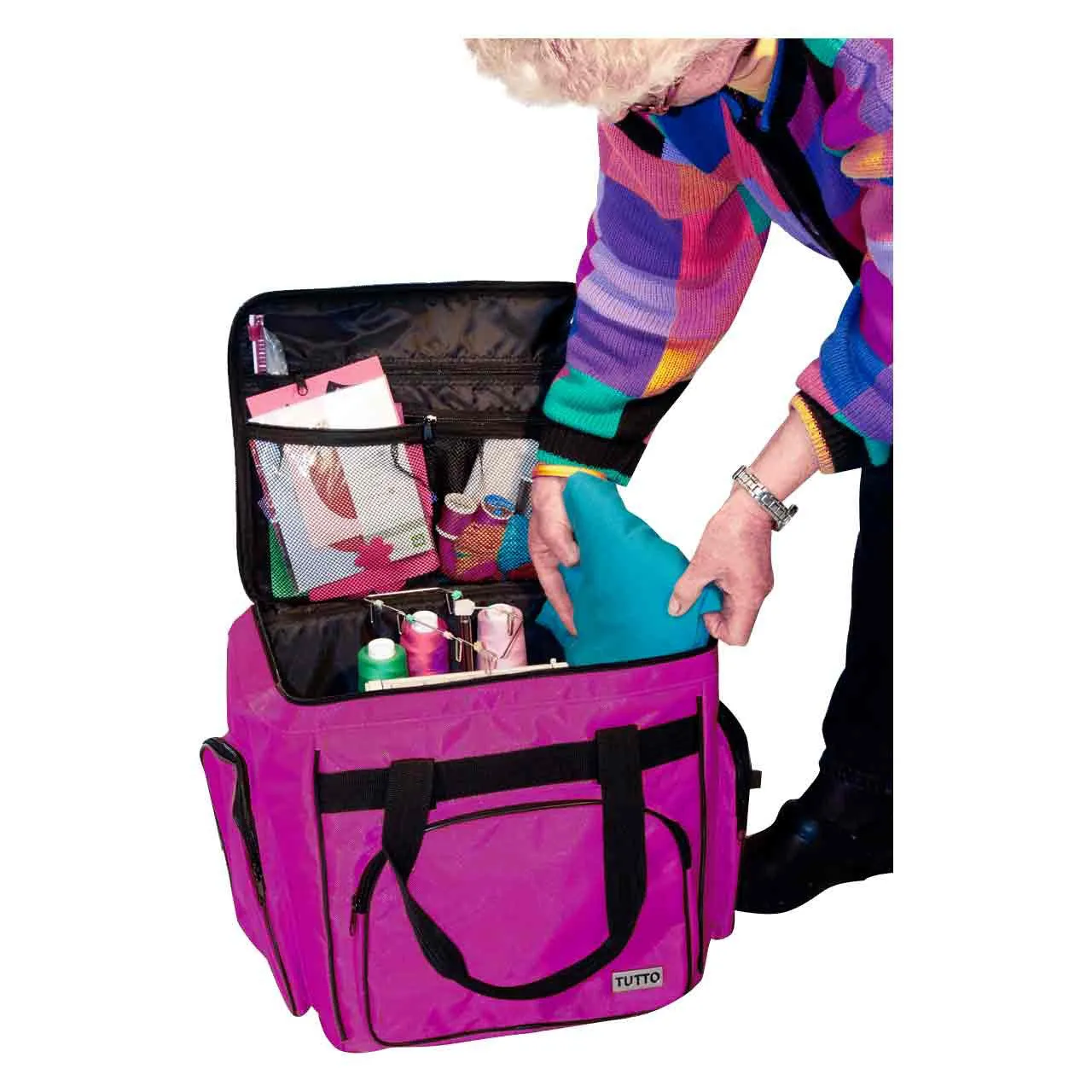 Tutto Fabric/Accessory Bag (Can fill with fabrics or use for retreat)