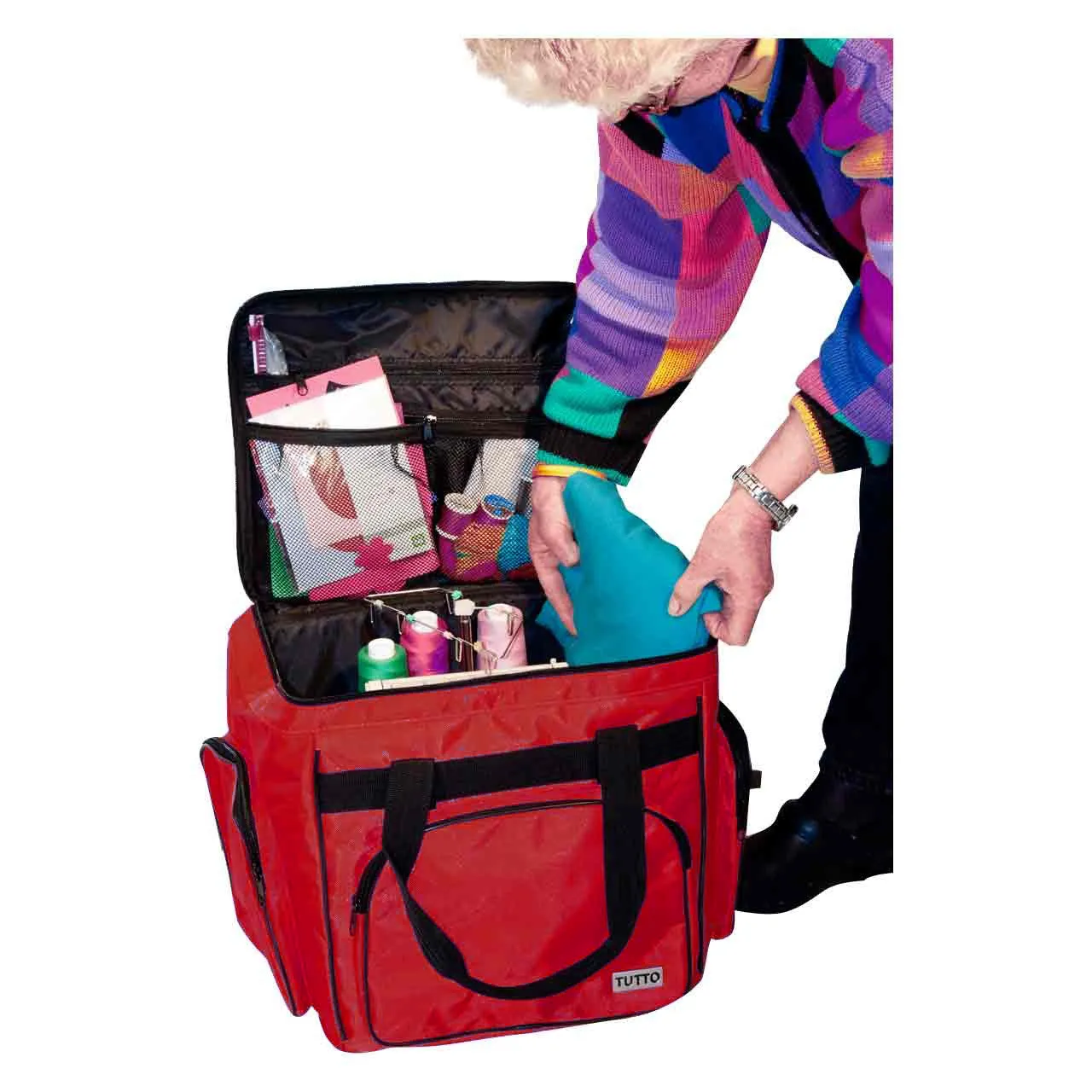 Tutto Fabric/Accessory Bag (Can fill with fabrics or use for retreat)