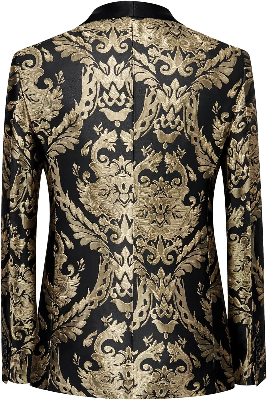 Tuxedo Suits for Men 2 Piece Regular Fit Suit Floral Blazer Jacket Waistcoat Pants Men Suit Set for Wedding Prom