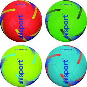 uhlsport Starter Lot (4x10 Balls Colour Assorted) Football, Orange/Jaune, 5
