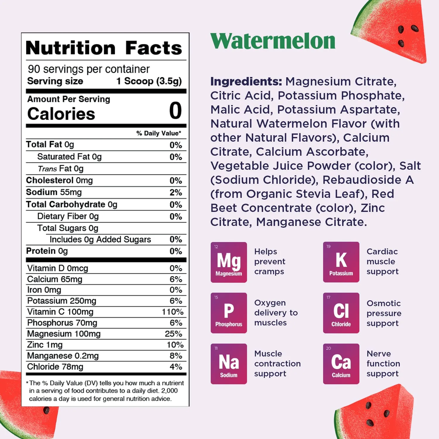 Ultima Replenisher Daily Electrolyte Powder Drink Mix – Sugar Free – Watermelon, 90 Servings – Hydration Powder with 6 Key Electrolytes and Trace Minerals – Keto Friendly, Vegan, Non-GMO