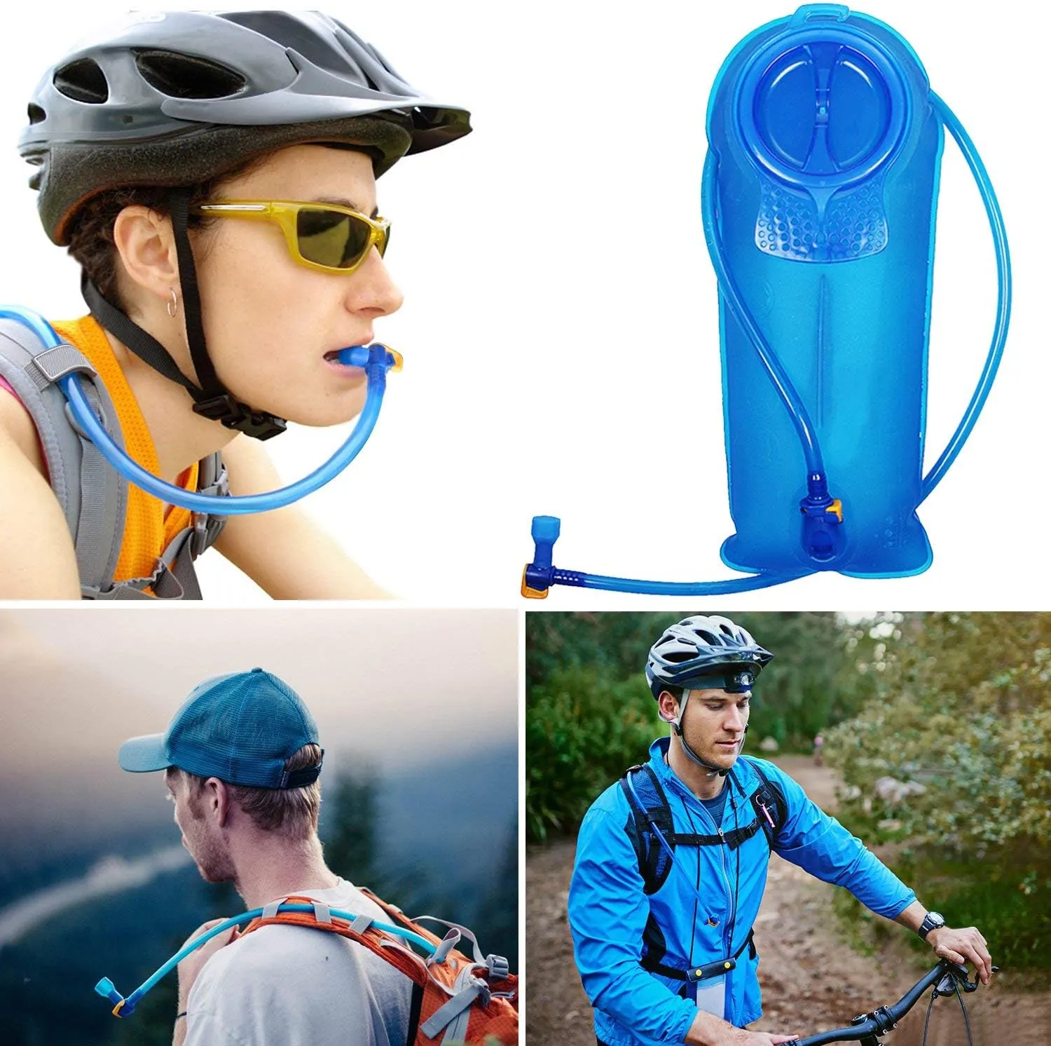 Unigear Hydration Bladder, 1.5L/2L/2.5L/3L Water Bladde Non-BPA and odorless for Backpacking, Biking, Hiking and Camping
