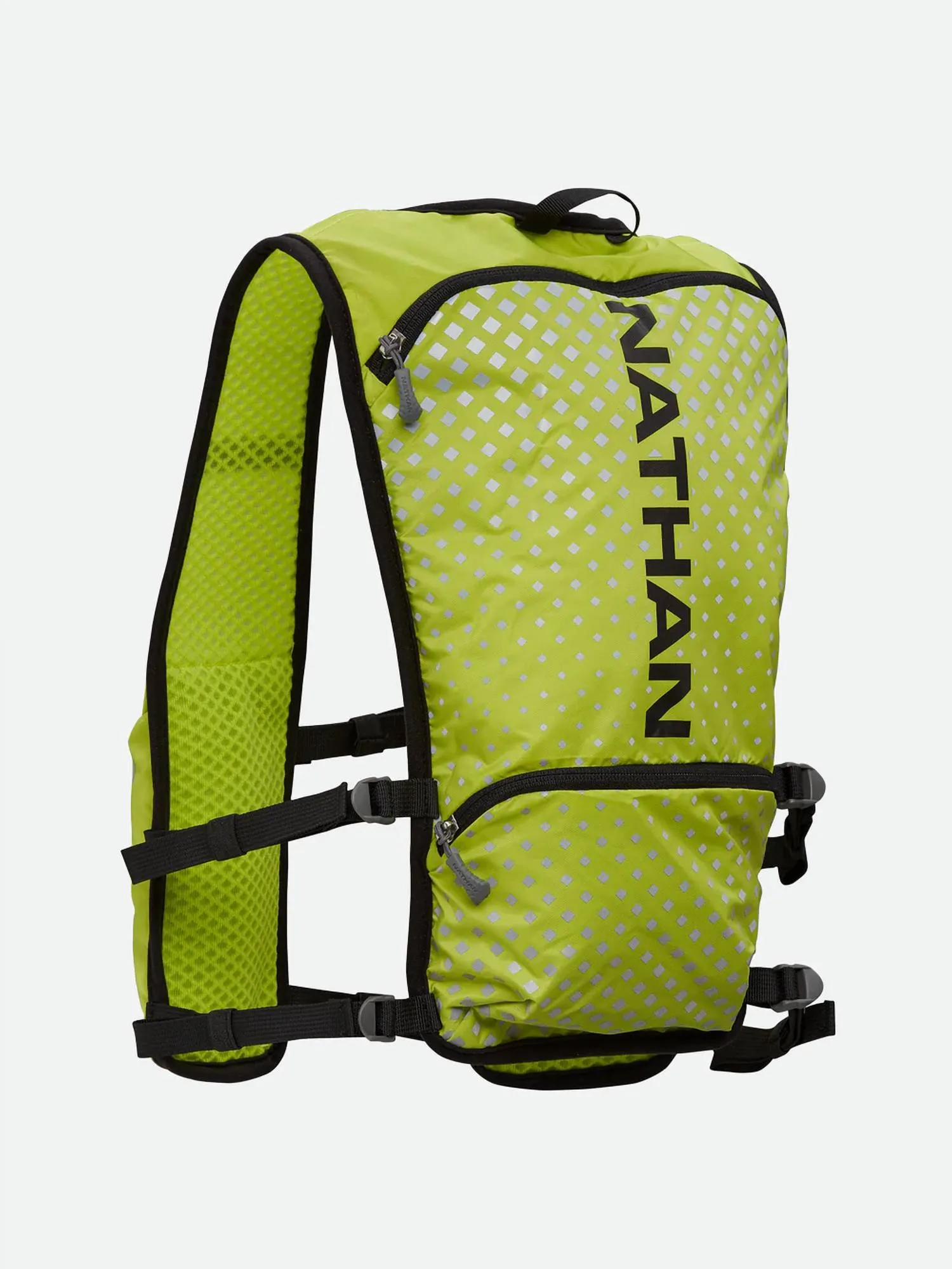 Unisex Hypernight Quick Start 2.0 4 Liter Hydration Pack In Hi Vis Yellow/geo Print