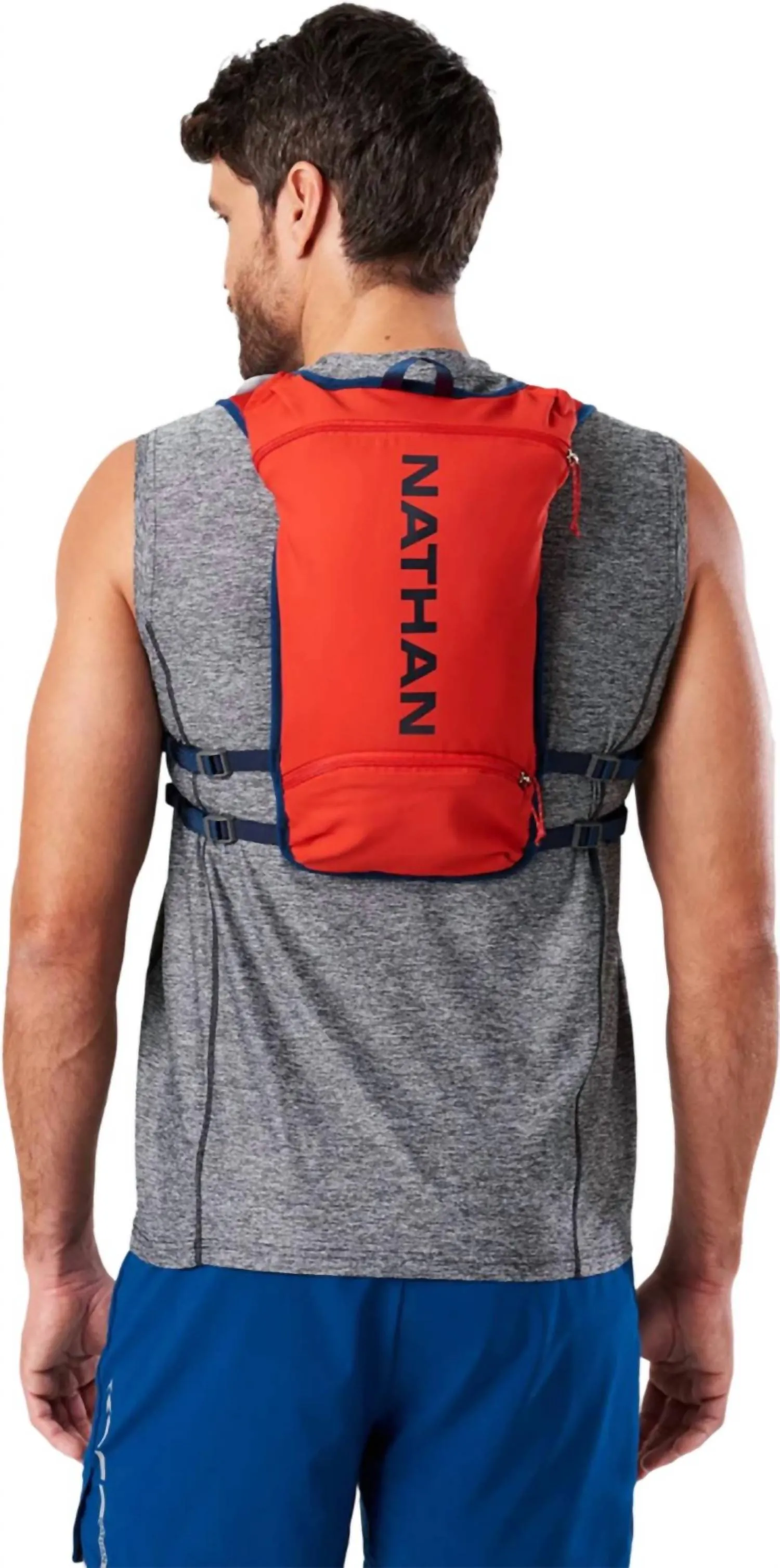 Unisex Quickstart 2.0 4 Liter Hydration Pack In Ribbon Red/estate Blue