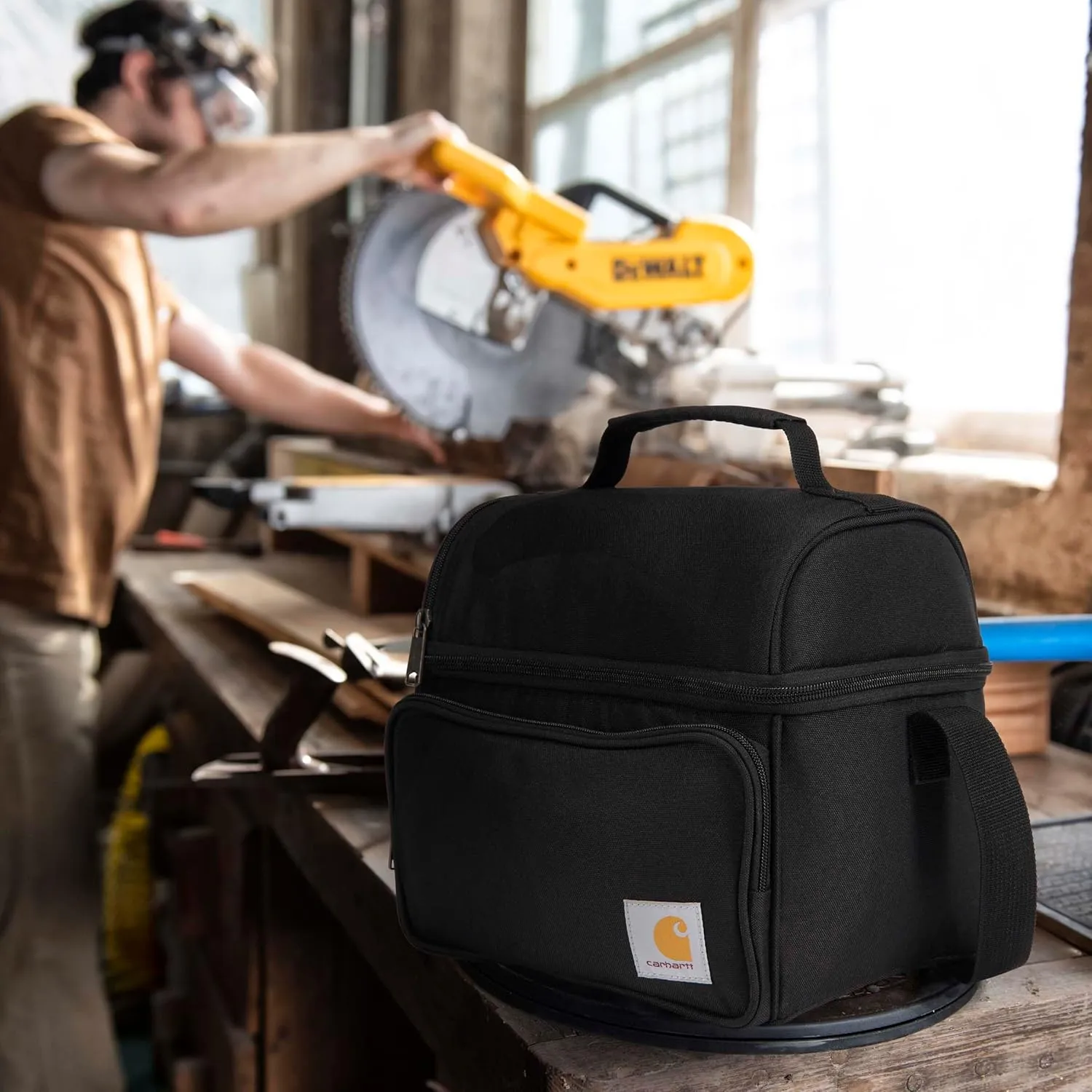 UnisexAdult Dual Compartment Lunch Cooler