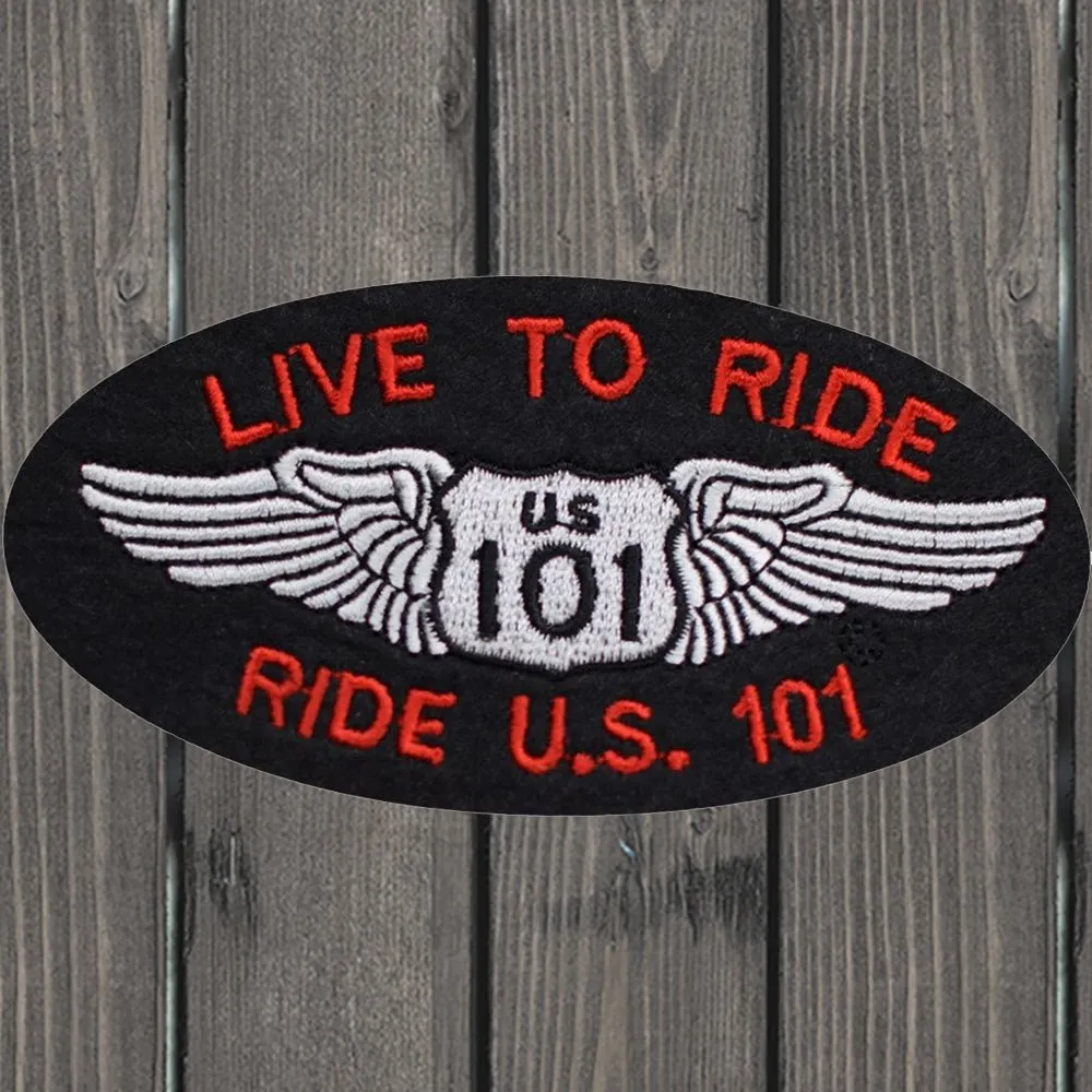 U.S. 101 Embroidered Patch — Iron On
