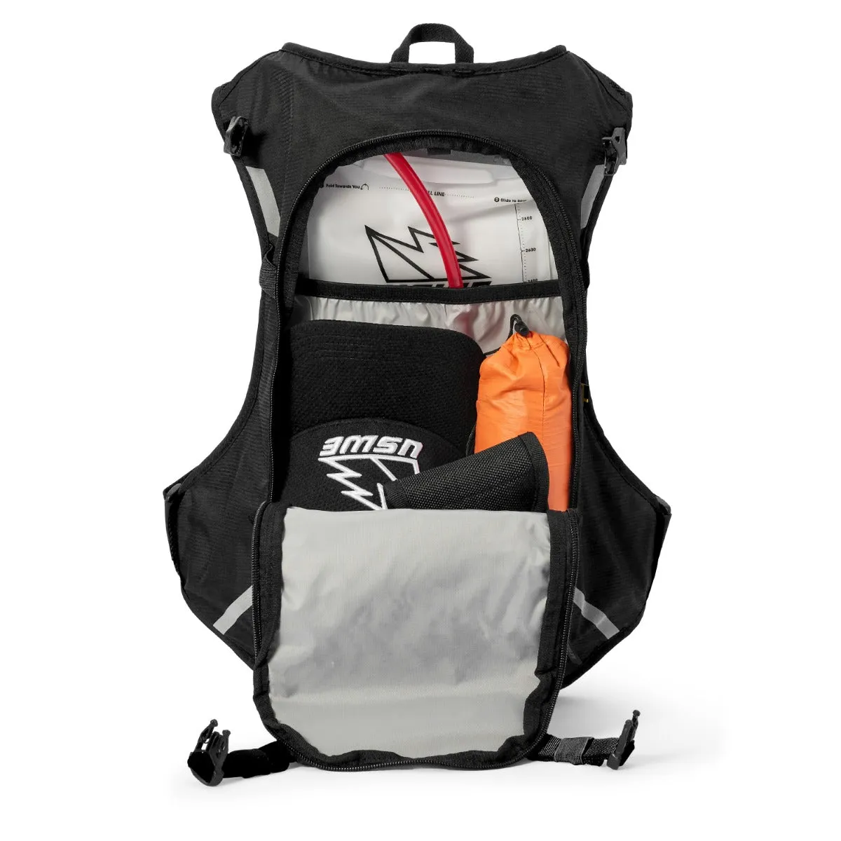 USWE Hydro 12L Hydration Pack - 12L Pack - 3L Bladder - Carbon Black