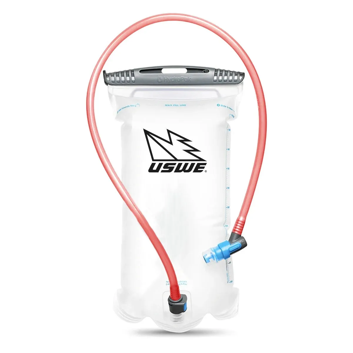 USWE Hydro 3L Hydration Pack - 3L Pack - 2L Bladder - Carbon Black