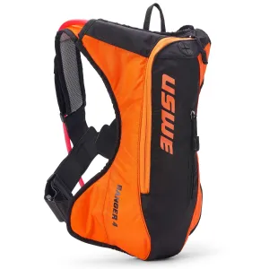 USWE Ranger 4 Hydration Pack - Orange - 4L Pack - 3.0L Bladder