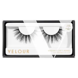 Velour Vegan Luxe Eyelashes, Luxurious Natural False Lashes, Lightweight, Reusable, Handmade Fake Lash Extensions, Wear up to 25 Times, 100% Vegan Mink, Soft & Comfortable, All Eye Shapes
