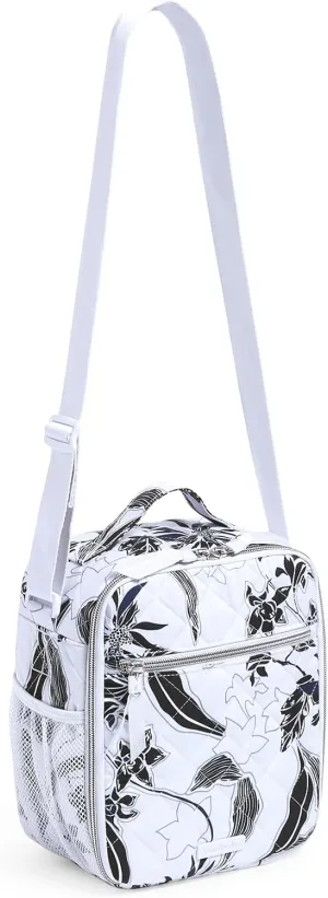 Vera Bradley Women's Women's Performance Twill Deluxe Lunch Bunch Lunch Bag, Twilight Garden, One Size