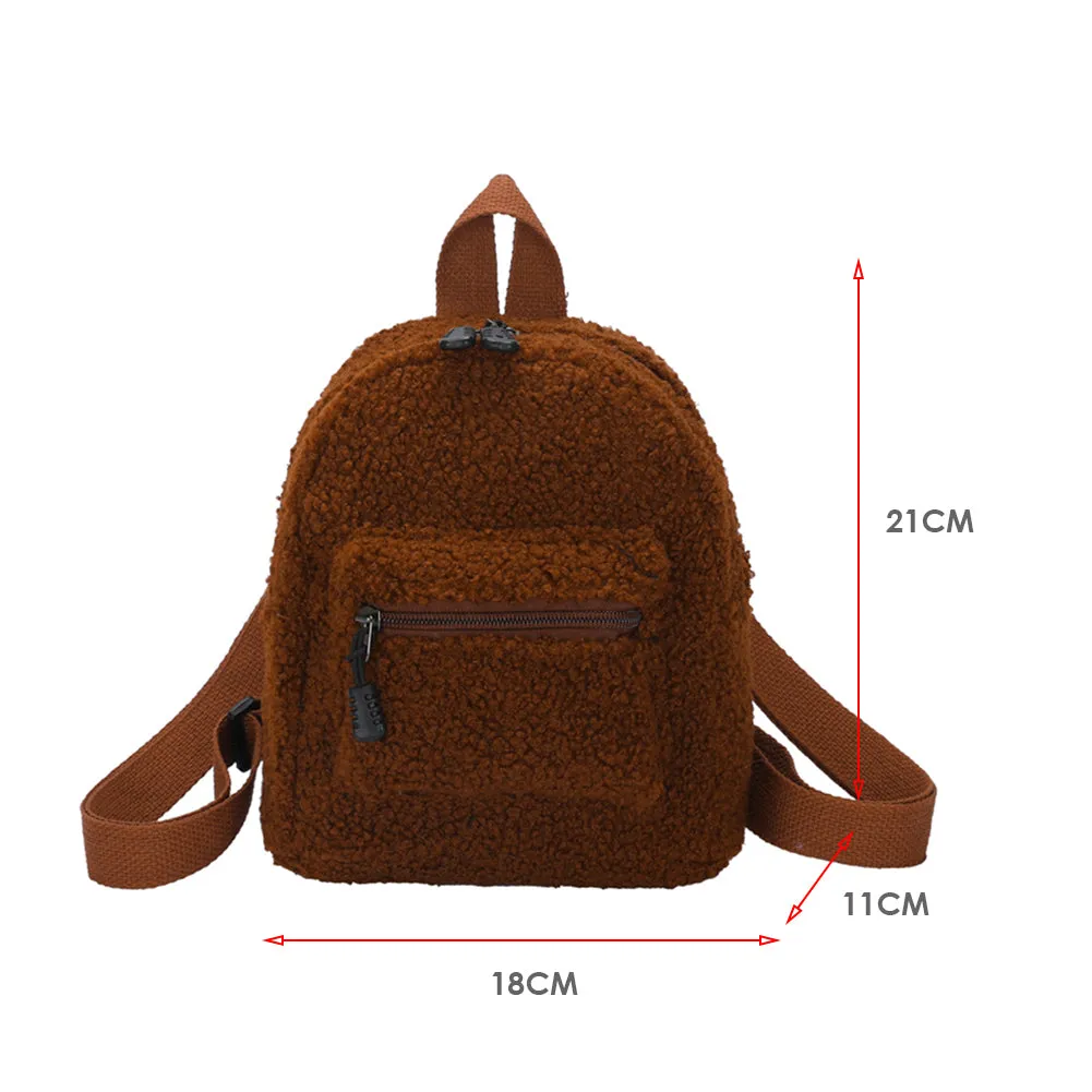 Vintage Mini Leather Backpack for Women