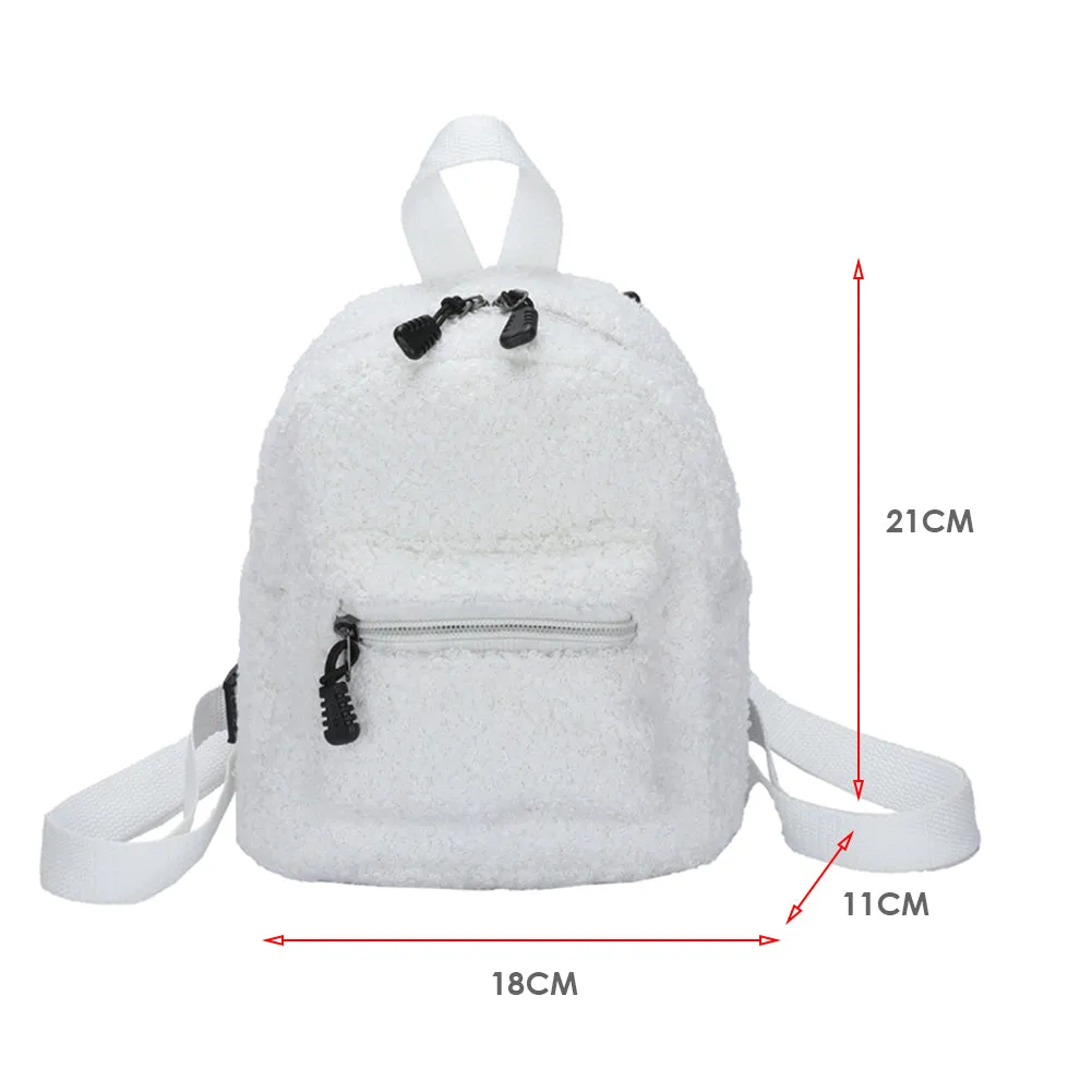 Vintage Mini Leather Backpack for Women
