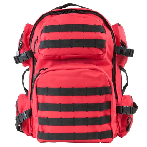 Vism Tactical Backpack-red W-black Trim