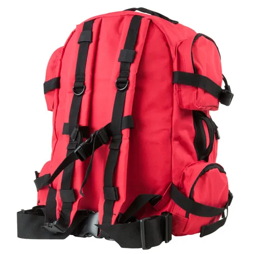 Vism Tactical Backpack-red W-black Trim