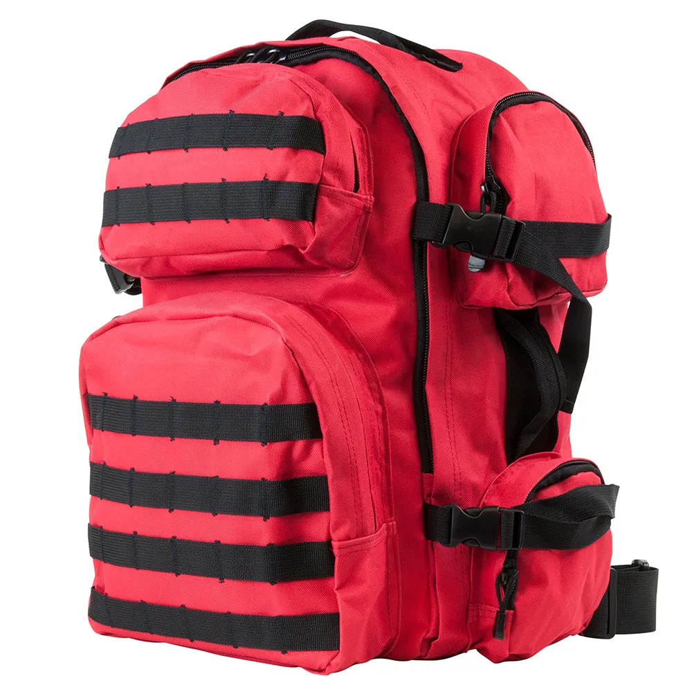 Vism Tactical Backpack-red W-black Trim