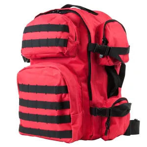 Vism Tactical Backpack-red W-black Trim