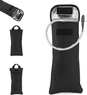 Water Bladder Insulator Bag, Black Oxford Cloth Hydration Bladder Insulation Sleeve Cover for Insulated Water Bladder 2L, Cooler Protective Bag Keep Water Cold Accessories(No Bladder Included)