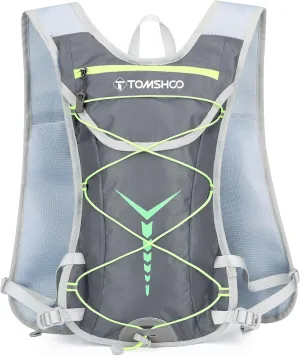 Water Water Proof Nylon Running Hydration Vest, Breathable Mesh Fabric, Compartment Can Securely Hold, Backpack Outdoor Sports for Hiking, Climbing, Traveling