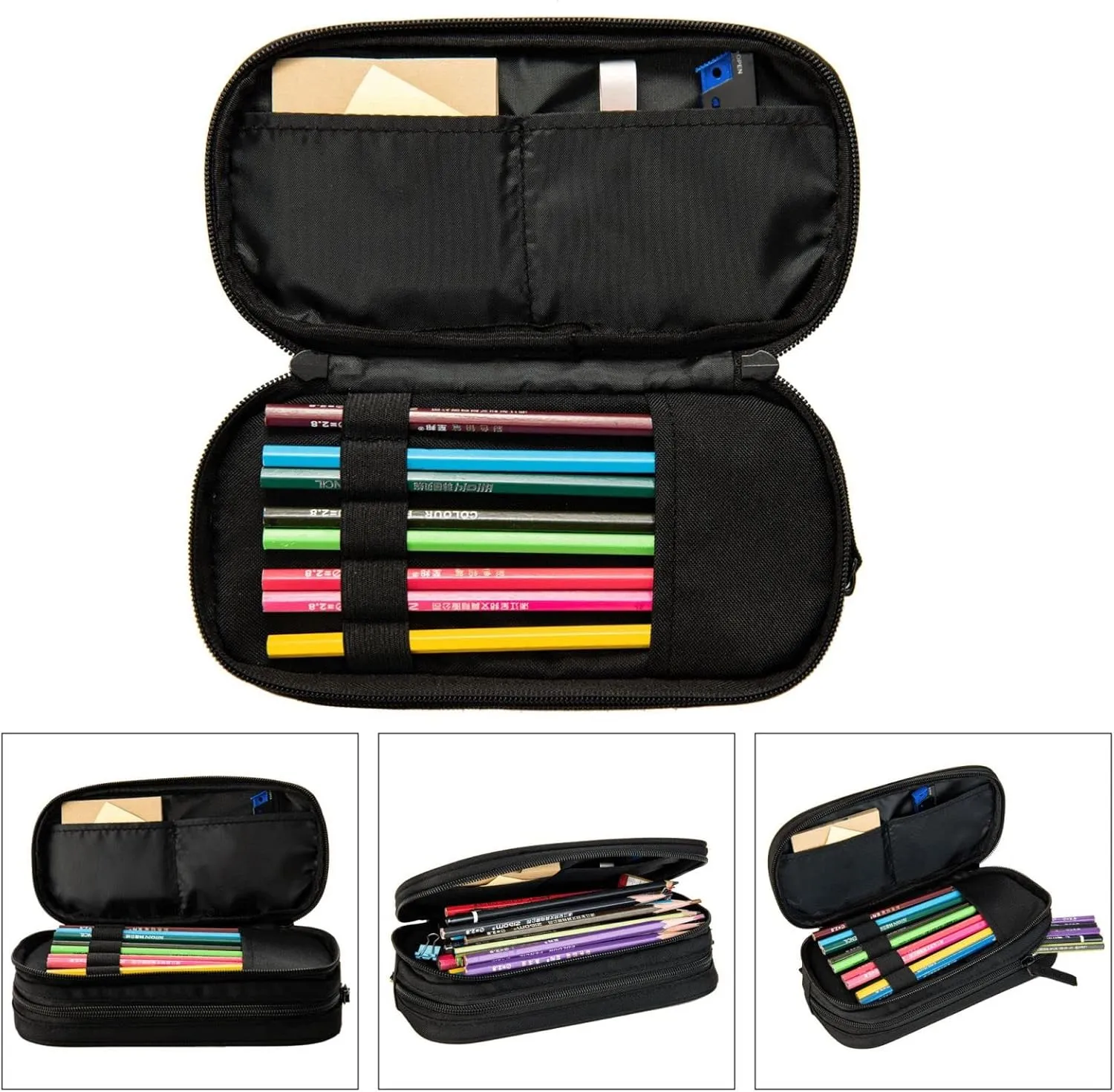 We Owe Our Veterans Everything American Flag Eagle Multifunctional Pocket Backpack Crossbody Lunch Bag Pencil Case 3Pcs Set Large Capacity Backpack