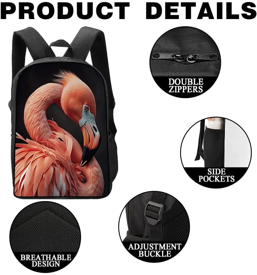 Western Lowland Gorilla Backpack Casual Daypack Wild Animal Print Laptop Bag Bookbag for Work Travel Hiking 17 Inch Style 2