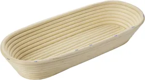 Westmark Fermentation Baskets Big Oval, 15.75" long x 6" wide x 2.75" tall, Wicker