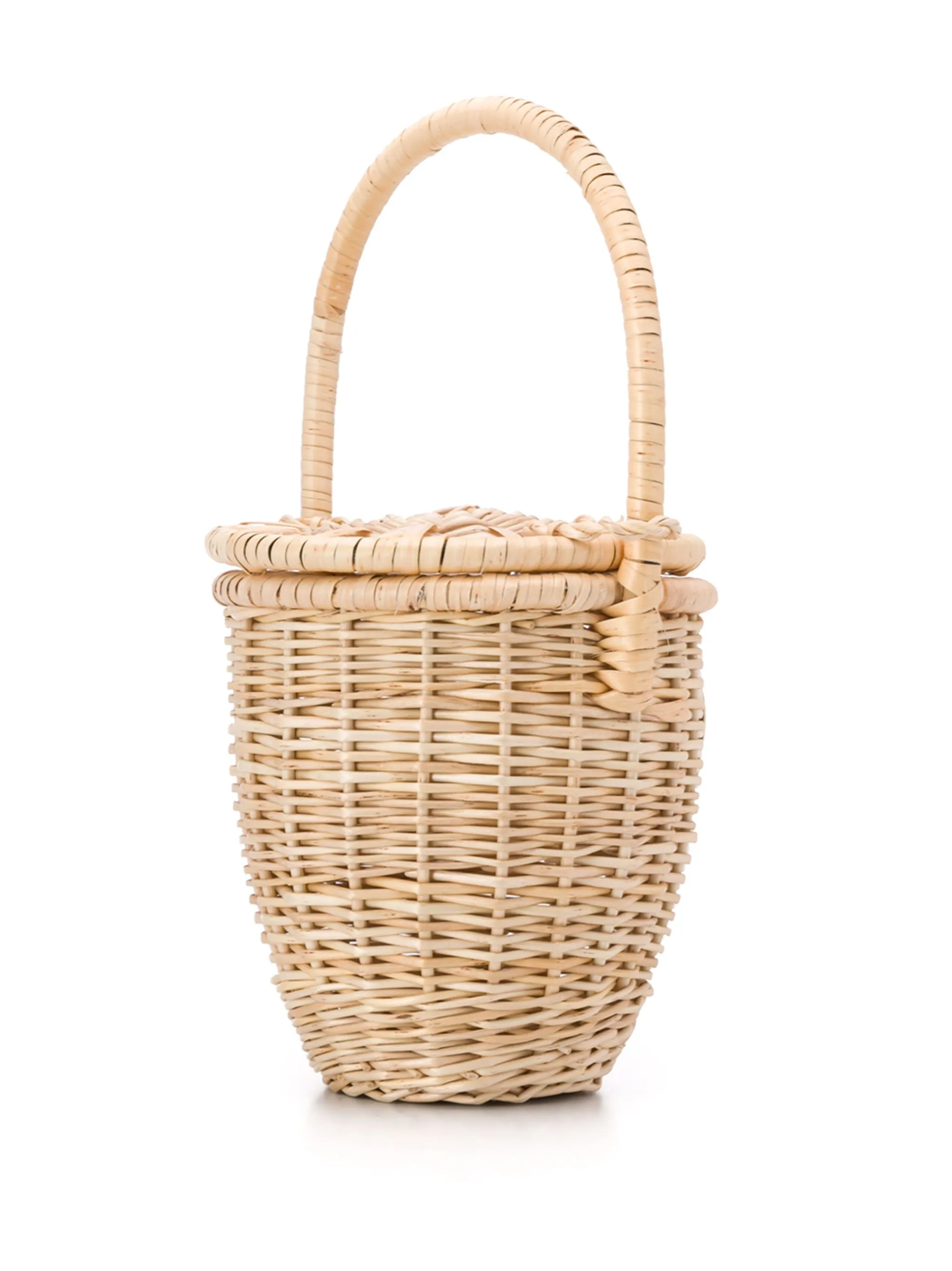 wicker bucket bag