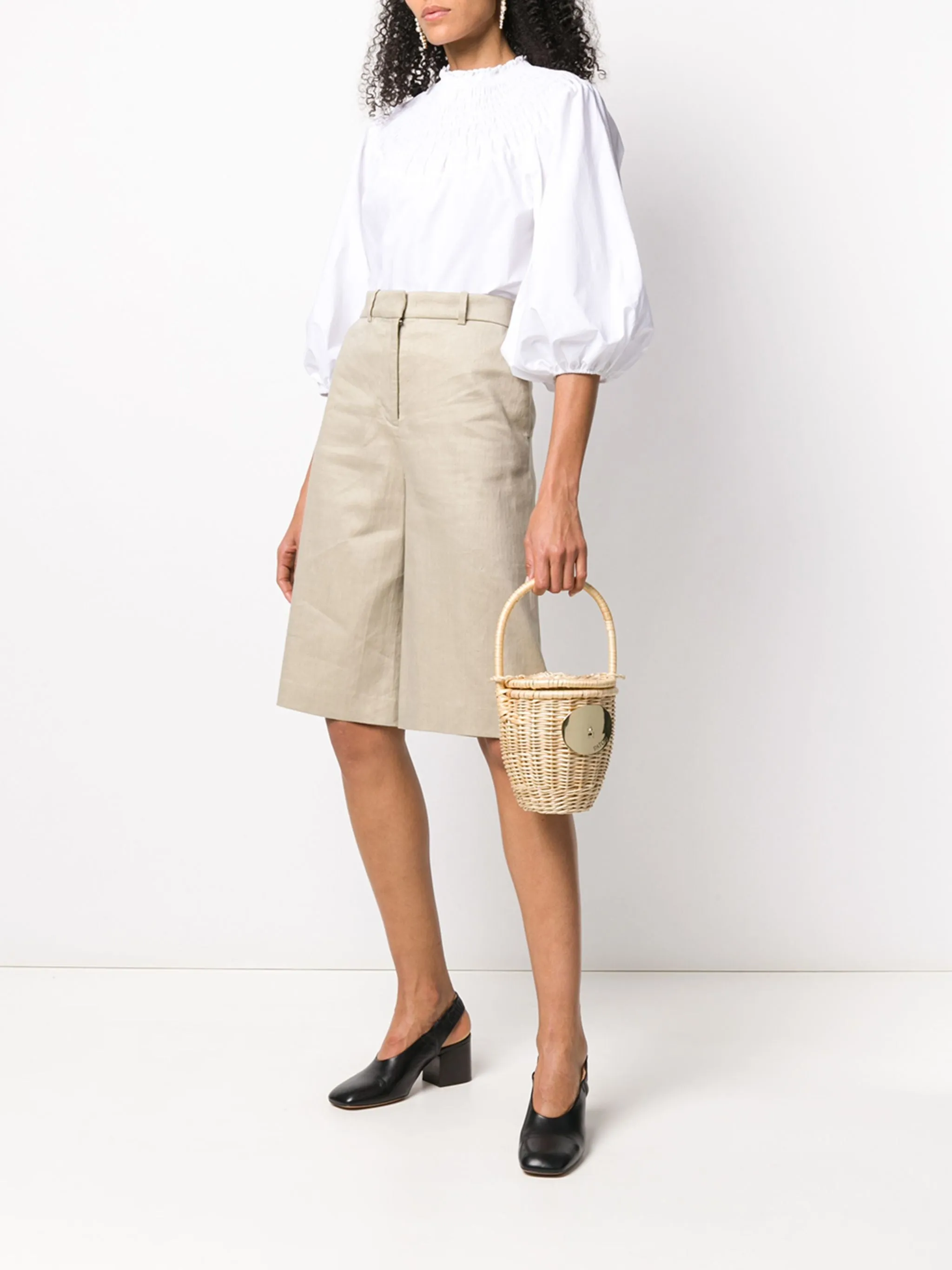 wicker bucket bag