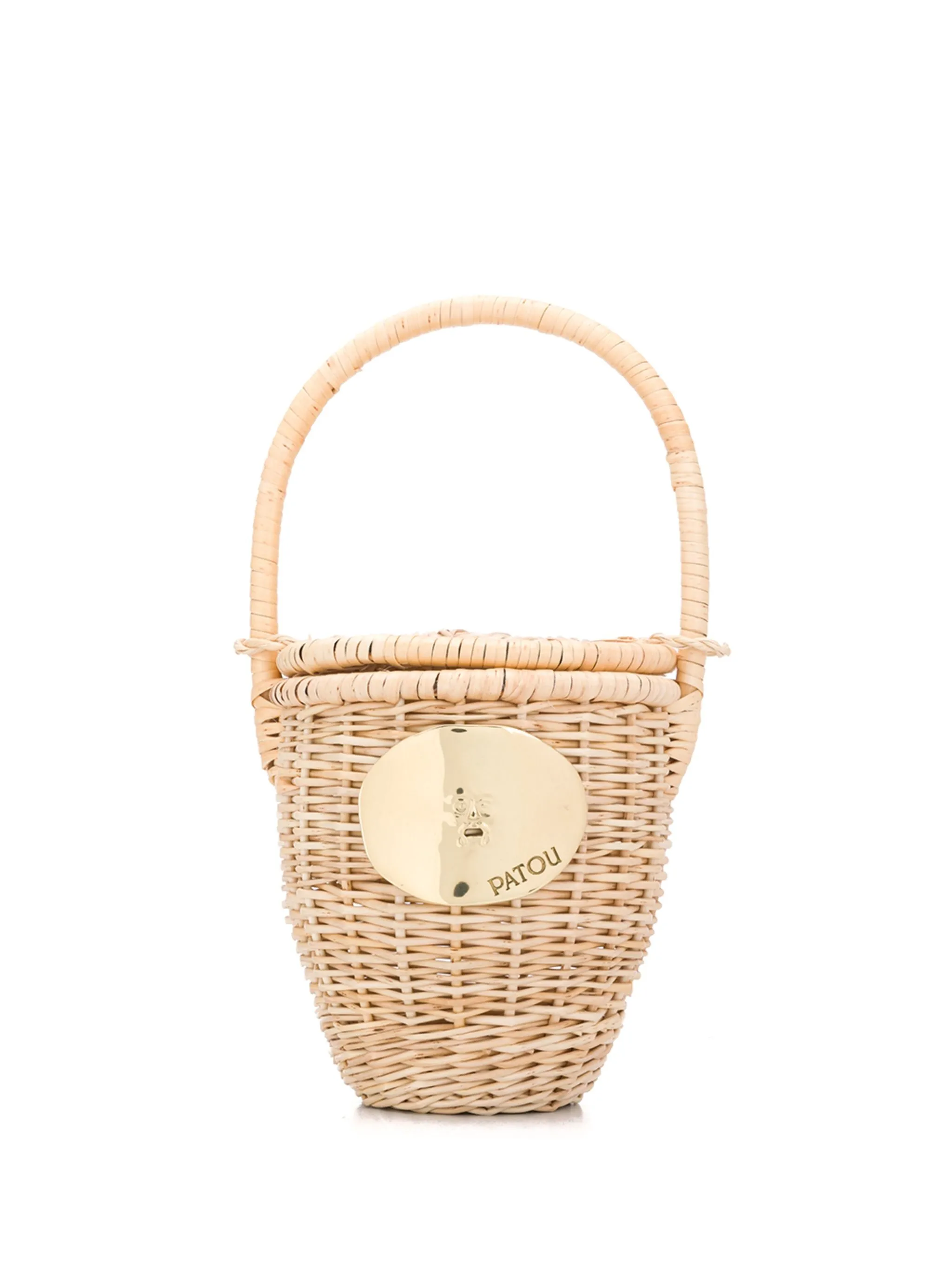 wicker bucket bag