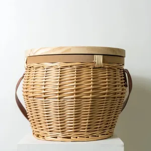 Wicker Insulated Picnic Basket
