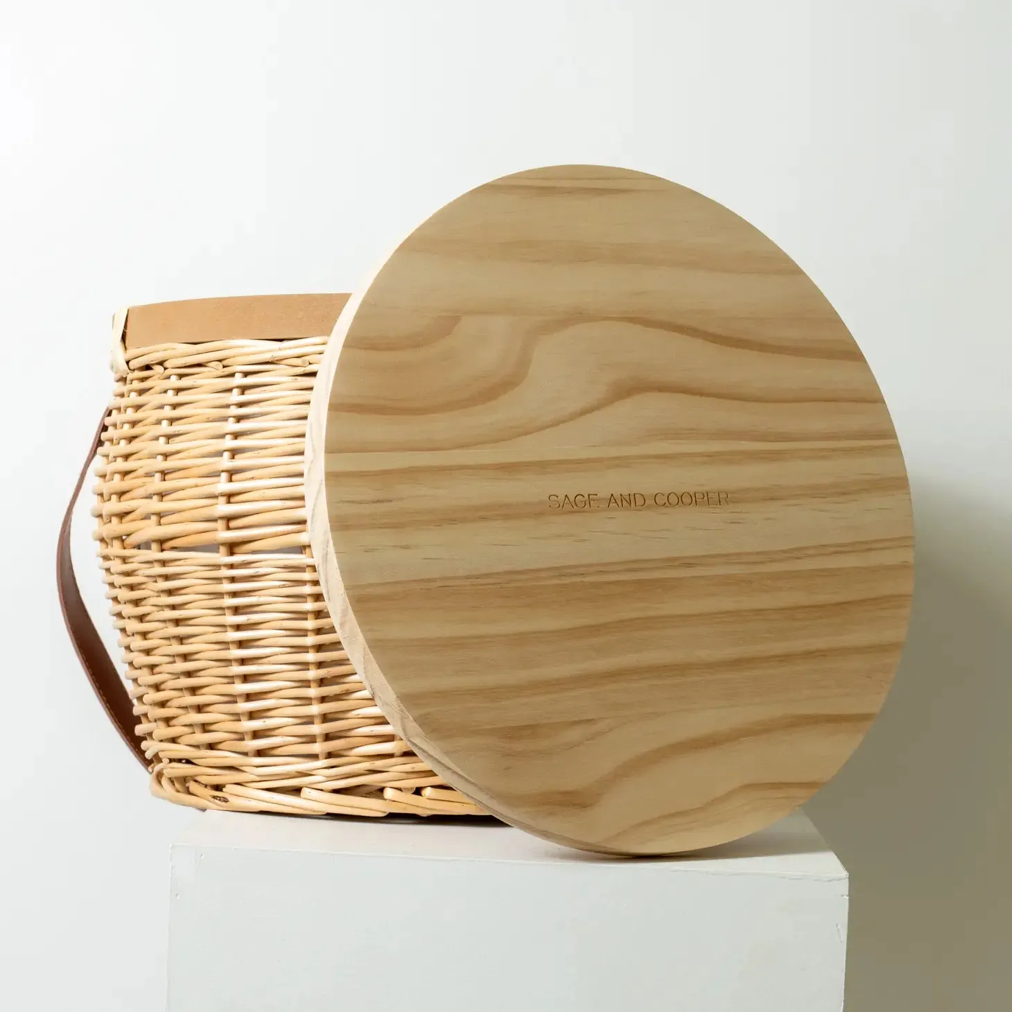 Wicker Insulated Picnic Basket