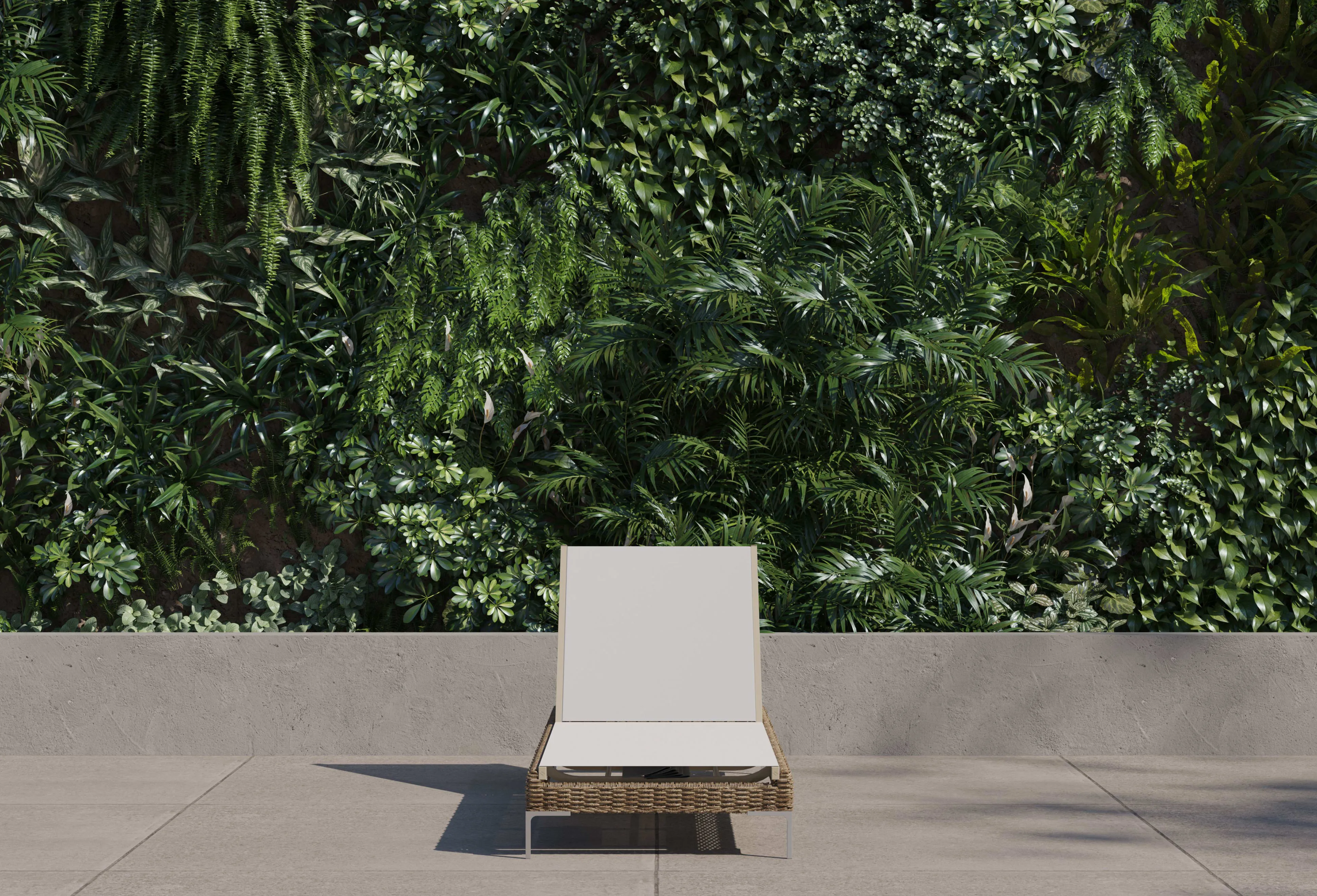 Wicker Outdoor Core Chaise Lounge By Outer
