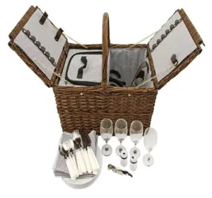 Wicker Picnic Basket