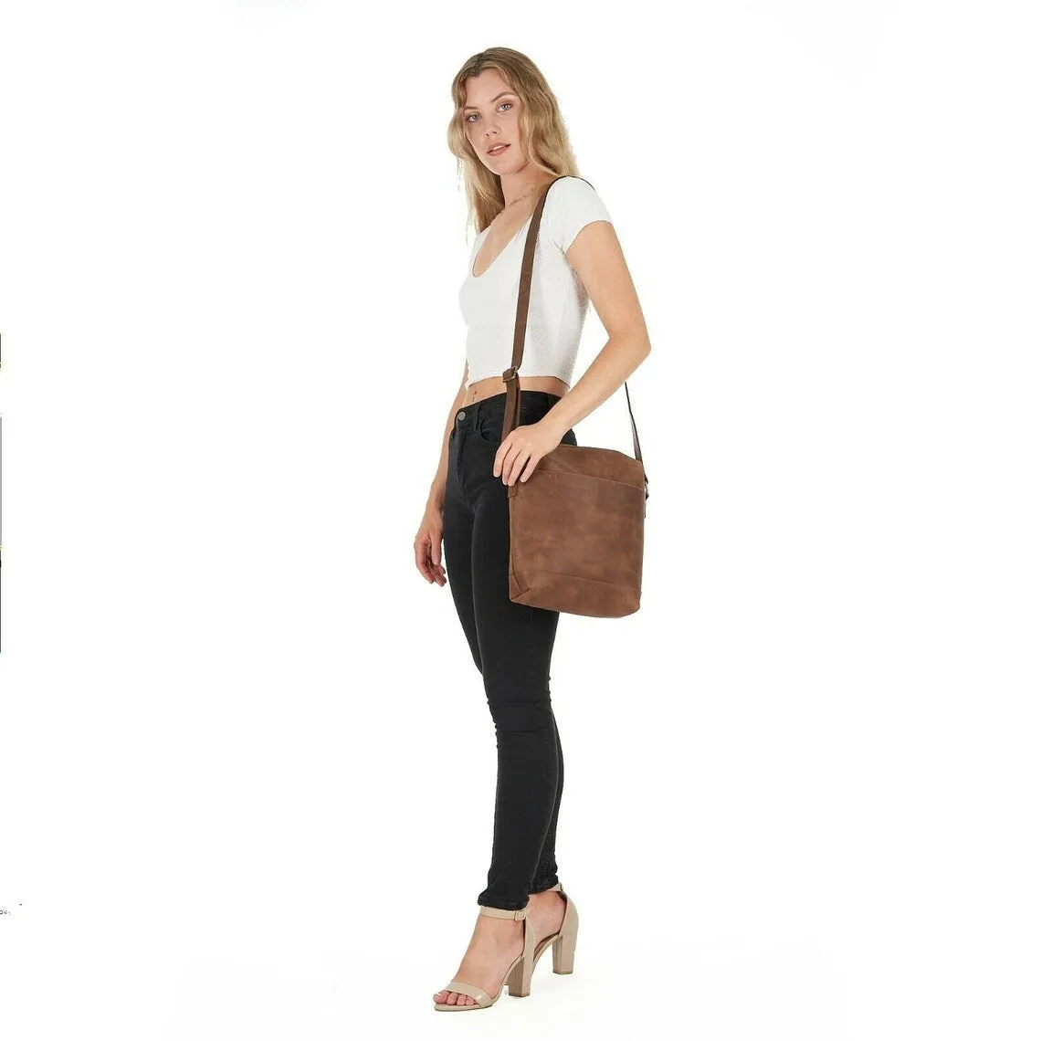 Wicker Wonders Leather Sling Bag
