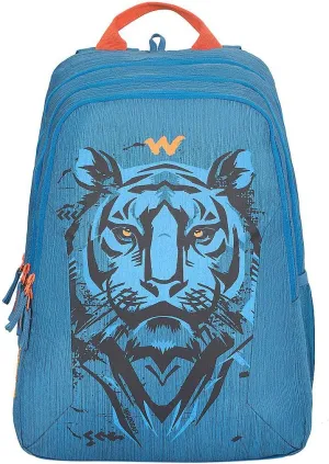Wildcraft 44 Ltrs Blaze 3 Bike Top Blue Standard 4 Compartment Backpack (12274_Tiger_Blue)(Hxwxd : 19X13.5X10.5)(Inches), Tiger_Blue, Standard, backpacks