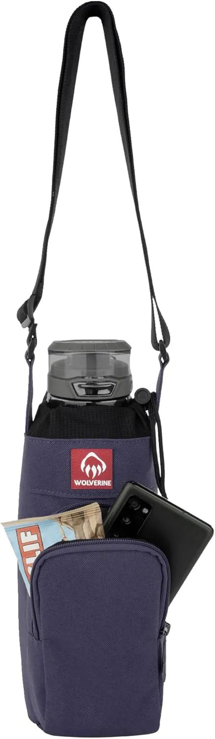 WOLVERINE Bottle Holder Sling | Insulated | Heavy Duty | Adjustable Strap | Outdoor | Worksite | Durable