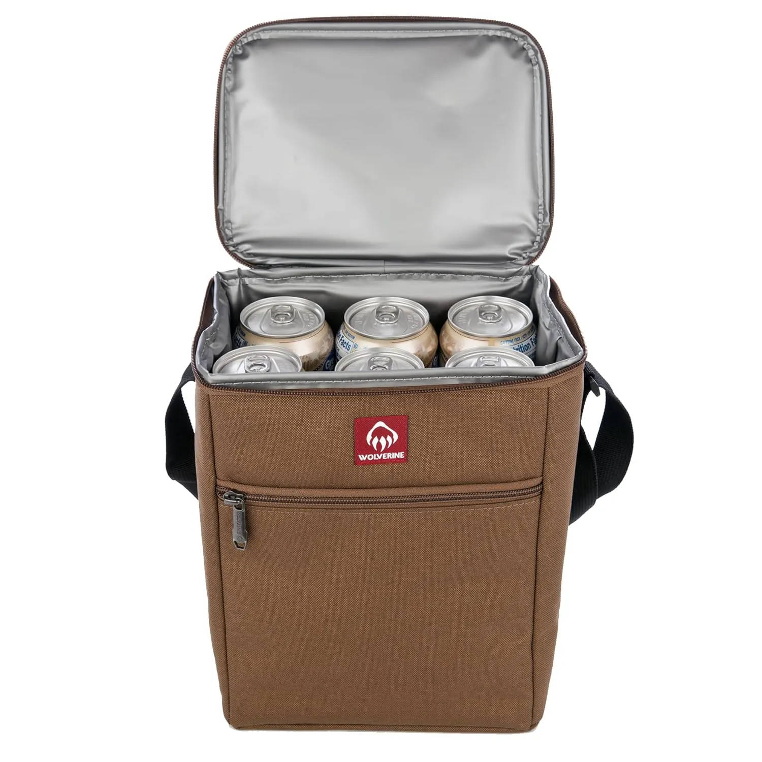 WOLVERINE Vertical 12 Can Cooler - Chestnut