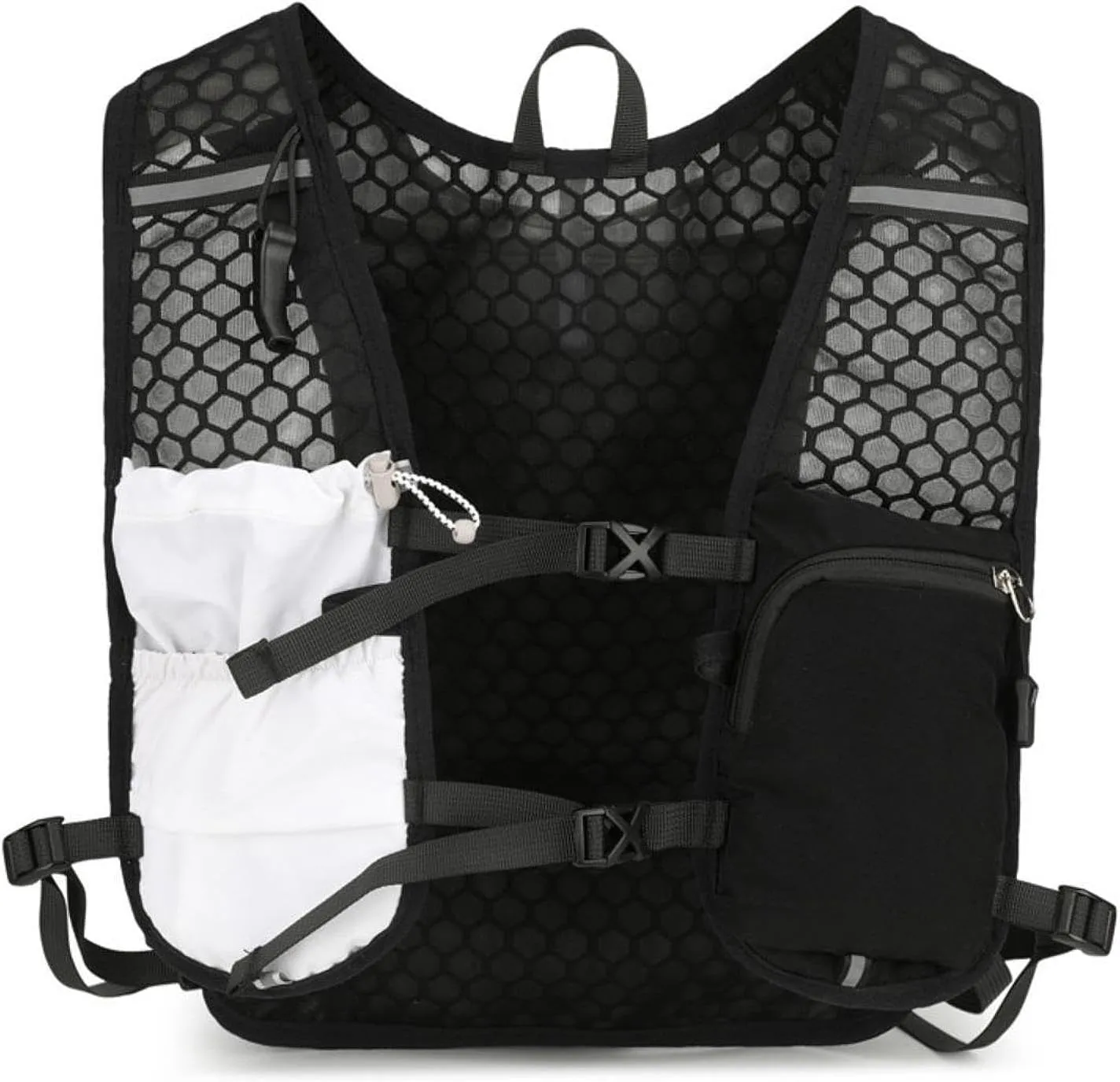 Women Men Running Vest Outdoor Sports Bag Portable Comfortable Adjustable Gear Hydration Vest Hydration Backpack for Trail