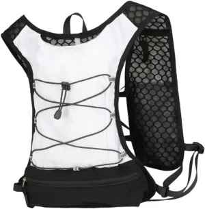 Women Men Running Vest Outdoor Sports Bag Portable Comfortable Adjustable Gear Hydration Vest Hydration Backpack for Trail