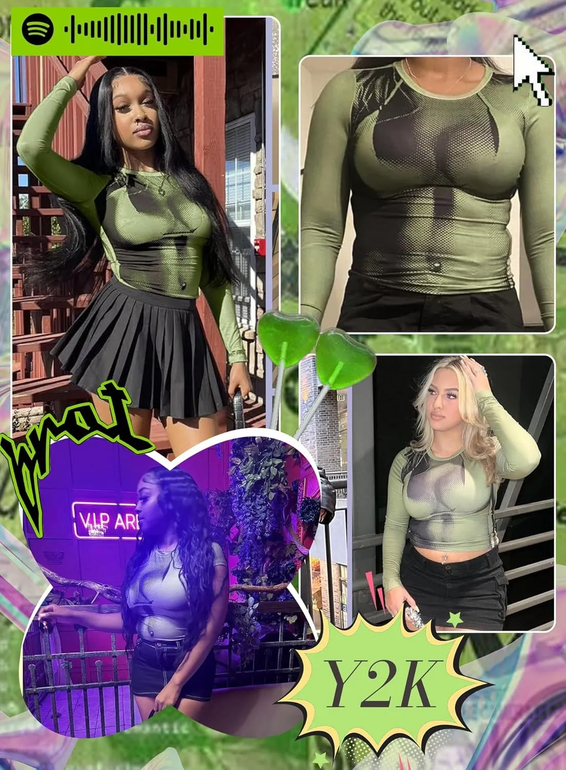 Women's 3D Body Print Crop Tops - Y2k Bikini Boob Graphic Tee Shirt Aesthetic Heat Map Sexy Festival Concert Outfit