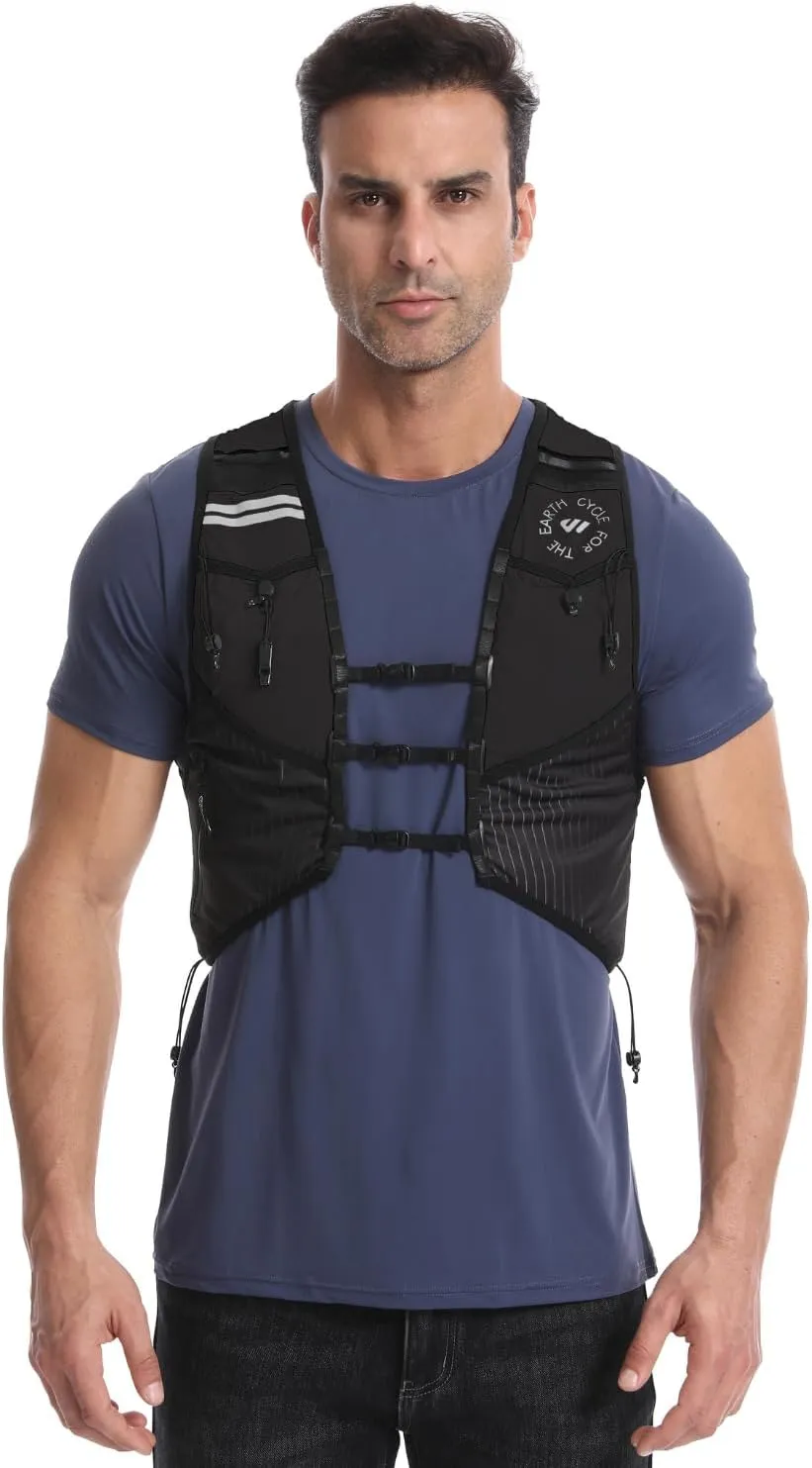 Wulibike Running Hydration Vest for Women Men,Water Backpack Lightweight Quick-Drying with Pockets for Trail Hiking Biking