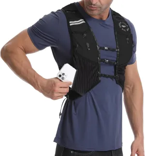 Wulibike Running Hydration Vest for Women Men,Water Backpack Lightweight Quick-Drying with Pockets for Trail Hiking Biking