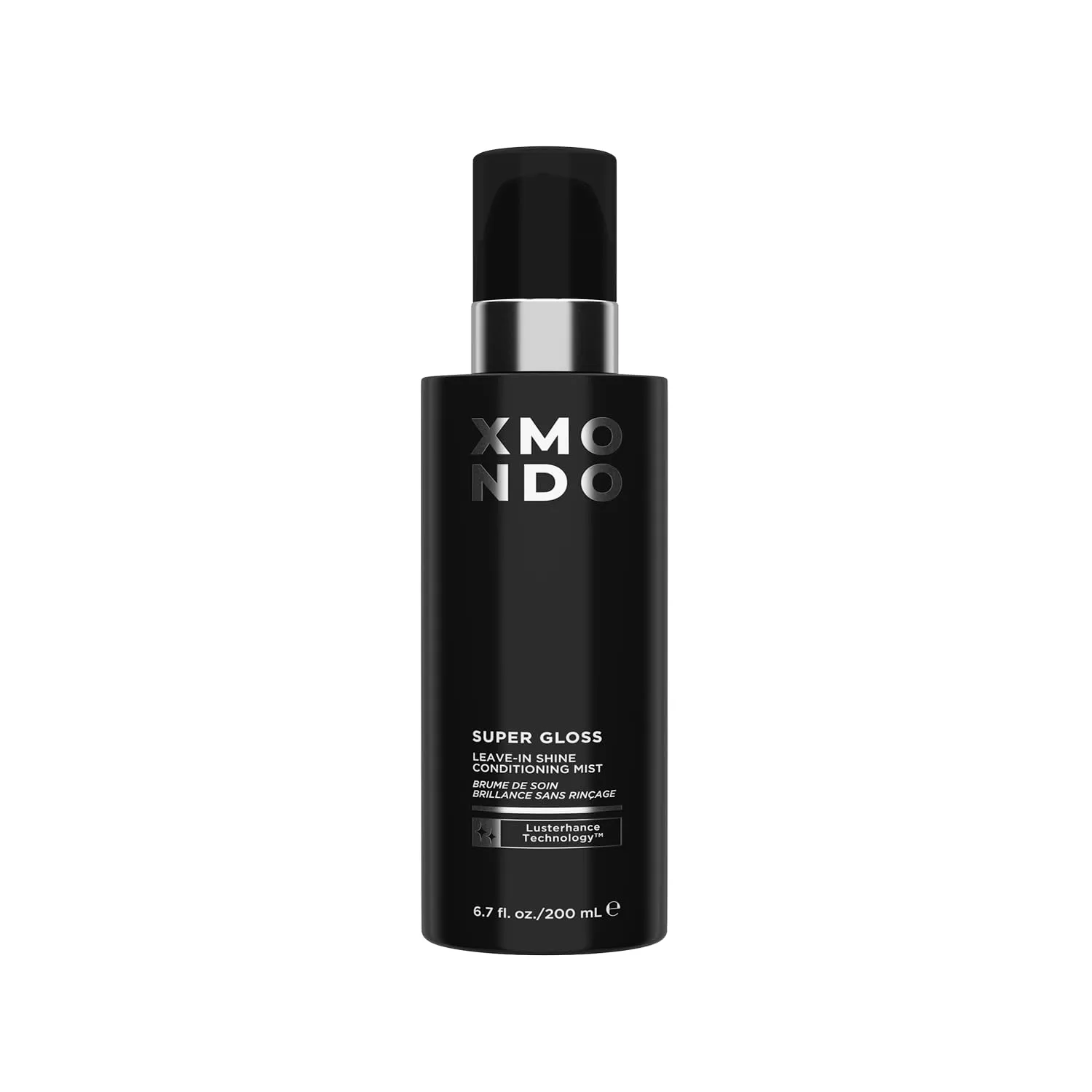 XMONDO Hair Super Gloss Leave-in Shine Conditioning Mist – Lightweight Conditioning Spray with Provitamin B5, Bond Booster, UV and Heat Protection, Tames Frizz, Boost Shine, 6.7 fl oz