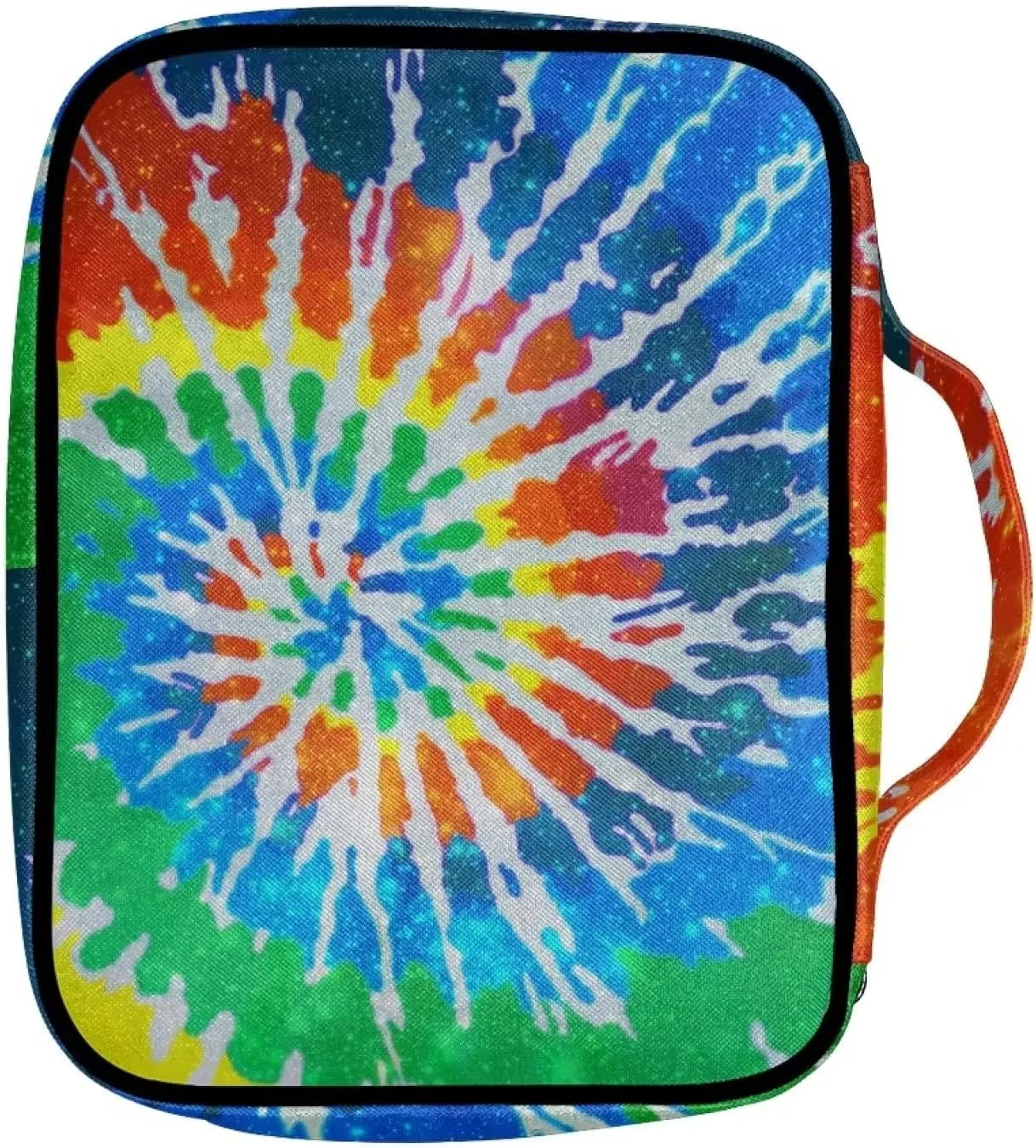 YEXIATODO Dazzling Tie Dye Bible Cover Beautiful Bible Case Personalized Custom for Women Adults Kids Girls Covers & Protects Your Prayer and Study Items Notebooks Pens Phones Church Bulletins