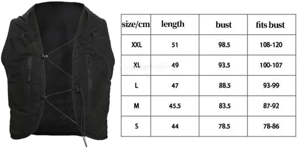 YIJU Hydration Pack for Running with Water Bottles and Pockets for Outdoor Use