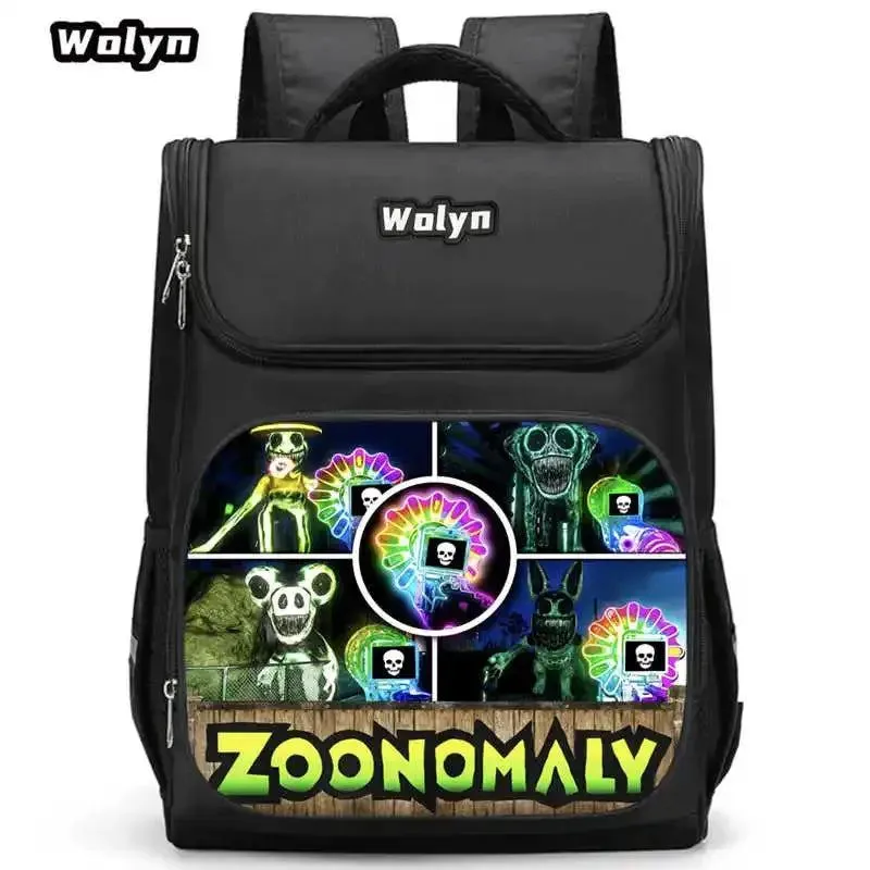 ZOONOMALY Children Backpack for Grade1-3, Cartoon School Bags for Boys Girls with Two Size Options,Durable School Satchel