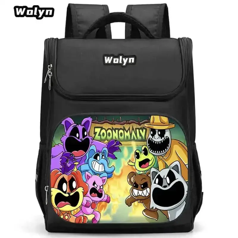 ZOONOMALY Children Backpack for Grade1-3, Cartoon School Bags for Boys Girls with Two Size Options,Durable School Satchel