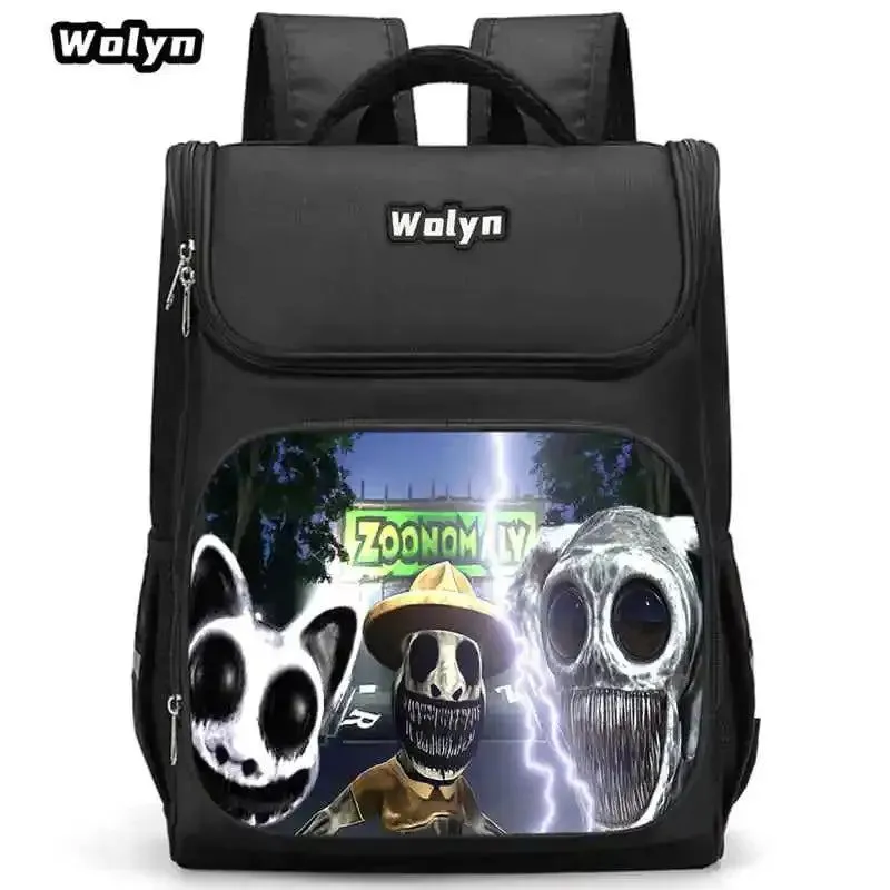 ZOONOMALY Children Backpack for Grade1-3, Cartoon School Bags for Boys Girls with Two Size Options,Durable School Satchel
