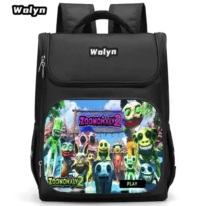 ZOONOMALY Children Backpack for Grade1-3, Cartoon School Bags for Boys Girls with Two Size Options,Durable School Satchel