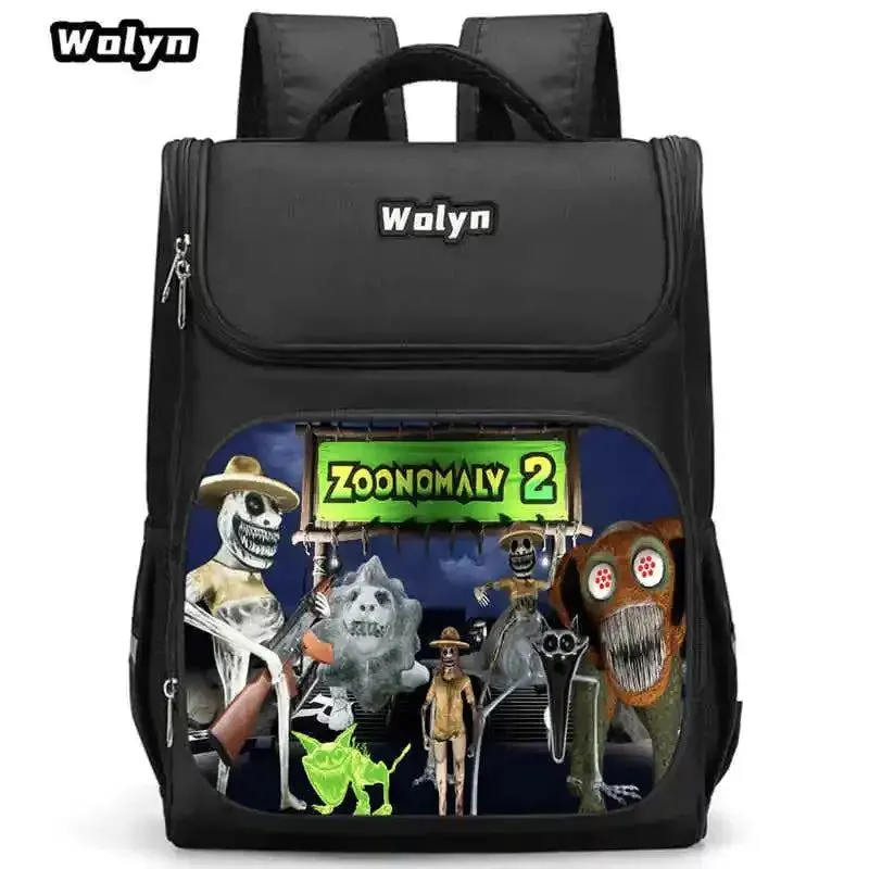 ZOONOMALY Children Backpack for Grade1-3, Cartoon School Bags for Boys Girls with Two Size Options,Durable School Satchel